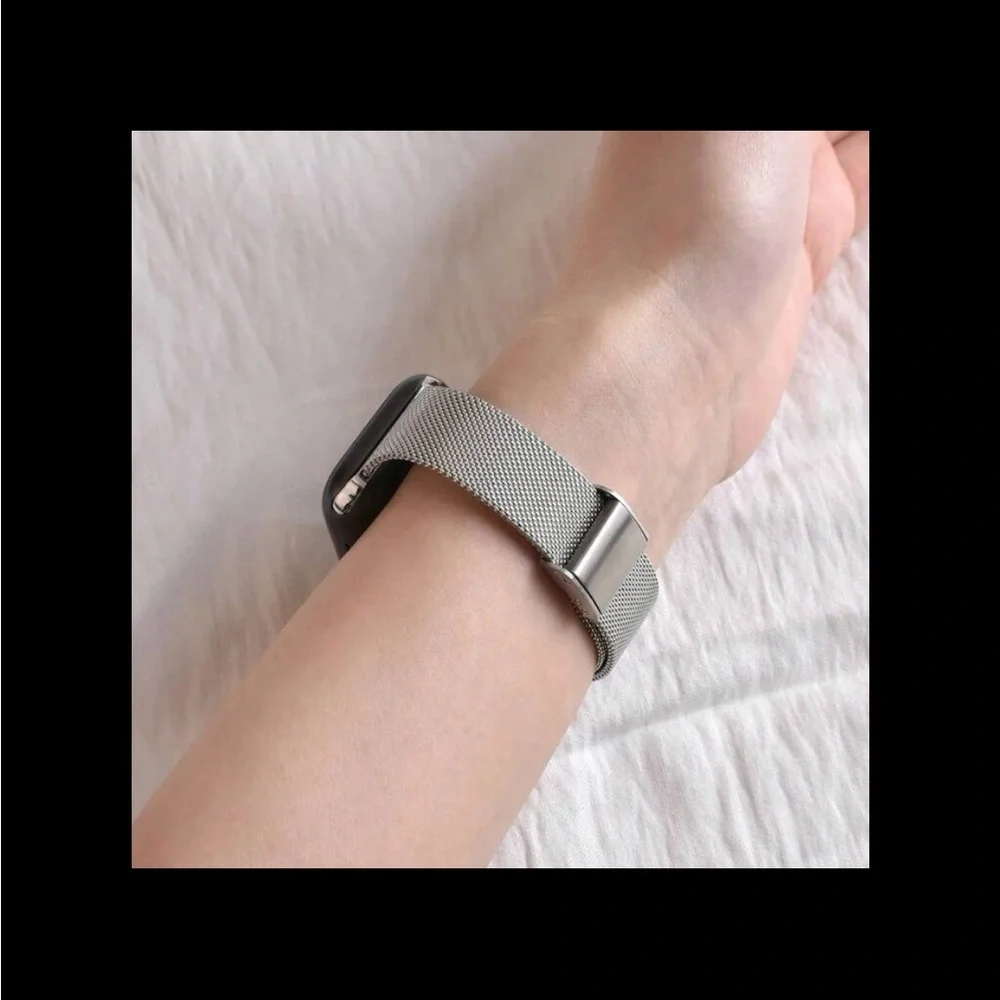 Silver Apple Watch Band Adjustable Women’s Men’s Unisex New in Bag 40mm